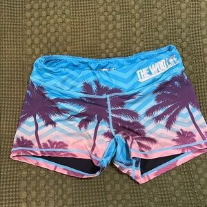 ‼️LAST CHANCE! 
The Wod Life Palm Tree Shorts - Blue and Purple